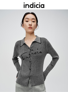 indicia6A401KS005F专柜正品标记女装极简针织毛衫上衣吊牌价599