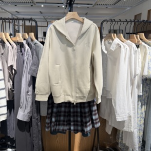 indiciaF2C4WY466N专柜正品标记女装百搭连帽休闲卫衣外套吊牌789