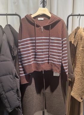 indiciaF2D4KS779C专柜正品标记女装韩系条纹针织衫吊牌价689