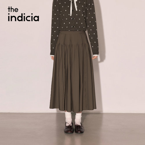 the indiciaL2C6QZ331Y专柜正品标记女装2026冬季新款裙子吊牌839
