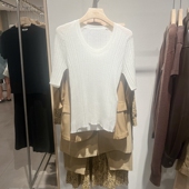 秋针织V领修身 indicia5C309ZZ412专柜正品 标记女装 上衣吊牌价489