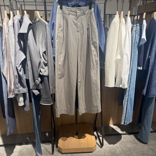 indiciaF2A5KZ050N专柜正品标记女装韩版高腰宽松休闲裤吊牌价639