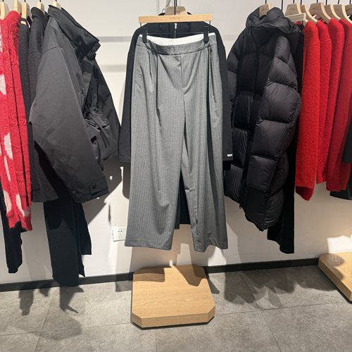 indiciatheL2A6KZ016专柜正品标记女装休闲显瘦直筒长裤吊牌价799