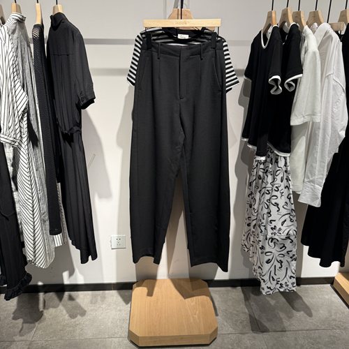 indiciaF2C4KZ437F专柜正品标记女装休闲裤时尚廓形西装裤吊牌989
