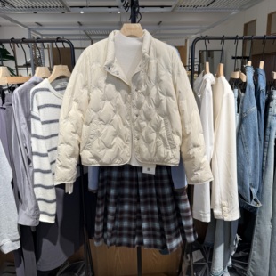 indiciaF2D5YR508C专柜正品标记女装立领轻薄羽绒服外套吊牌1589