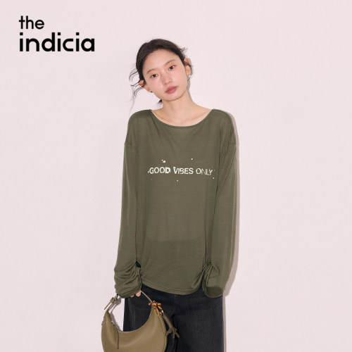 the indiciaF2C6TX326F专柜正品标记女装休闲T恤吊牌价469