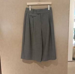 indiciaF2A5DK035N专柜正品 宽松阔腿西装 短裤 职场吊牌639 标记女装