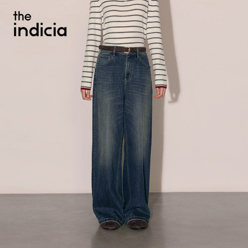the indiciaL2D6NK282Z专柜正品标记女装2026冬新款牛仔裤吊牌839