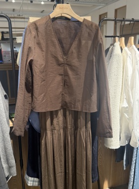 indiciaF2B5SY305N专柜正品标记女装通勤长袖空调衫吊牌价589