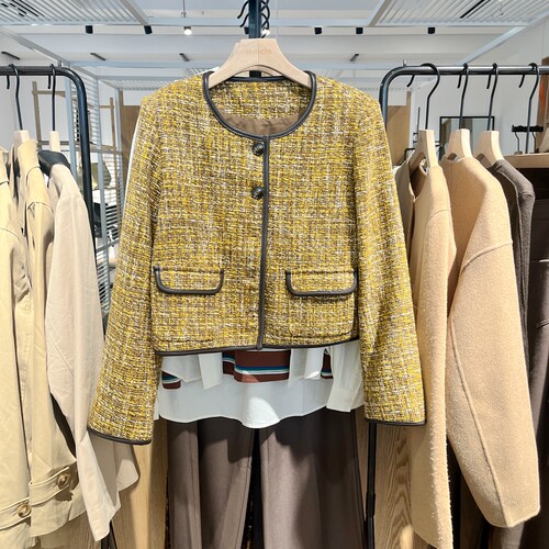 indiciaL2C4WT138专柜正品标记女装小香风外套气质吊牌价1099