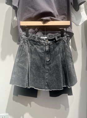 indicia5B305DK164专柜正品标记女装百褶裙裤短裤吊牌价539