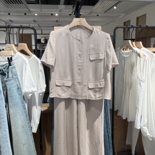 indicia6B406WT366N专柜正品 气质百搭醋纤外套吊牌价769 标记女装