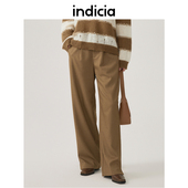 休闲裤 indicia5D311KZ592C专柜正品 标记女装 百搭通勤吊牌价659