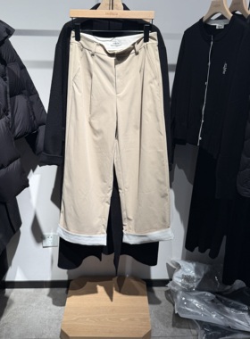 indiciaF2A5KZ070C专柜正品标记女装宽松休闲百搭休闲裤吊牌价599