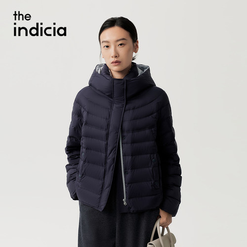 indiciaF2D5YR558F专柜正品标记女装休闲气质羽绒服吊牌价1589