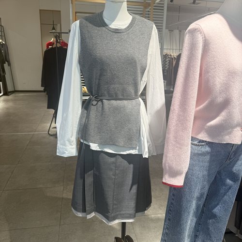 indiciaF2A5SY047C专柜正品标记女装通勤时髦真两件上衣吊牌价789