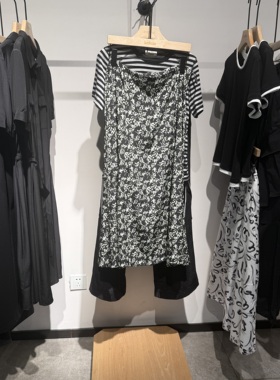 indicia6B406QZ388C专柜正品标记女半裙碎花桑蚕丝无内衬吊牌899