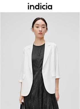 indicia6B404XZ196C专柜正品标记女装通勤西装舒适外套吊牌价1389