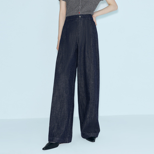 吊牌价699 阔腿休闲牛仔裤 indiciatheL2B6NK127C专柜正品 标记女装