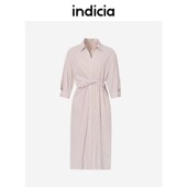 秋款 indicia5C308LQ381专柜正品 标记女装 显瘦收腰连衣裙吊牌价869