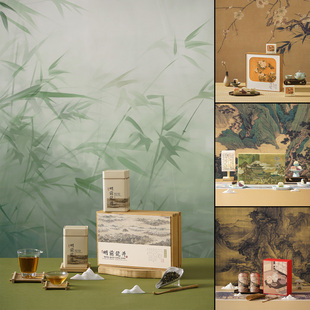 大尺寸国风拍照背景布原创古风新中式场景搭建产品摄影拍摄道具