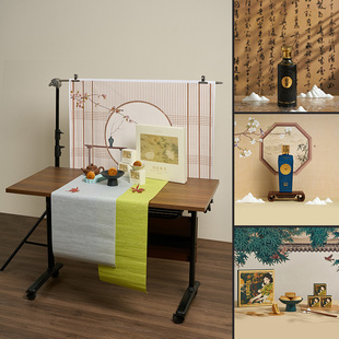 高级感古风摄影背景布 拍照道具专业专用架子拍摄背景墙挂墙支架