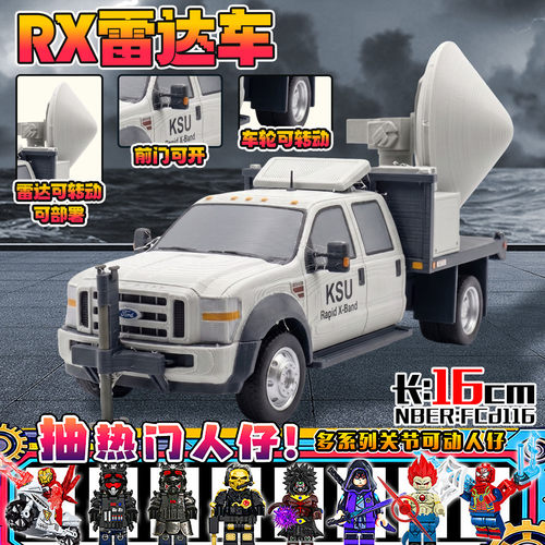 RX雷达车小丑2号龙卷风拦截车初代TIV2模型3d打印暑假玩具礼物男