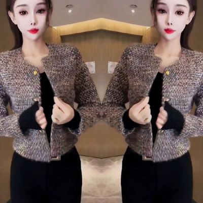 洋气显瘦百搭加棉小香风外套