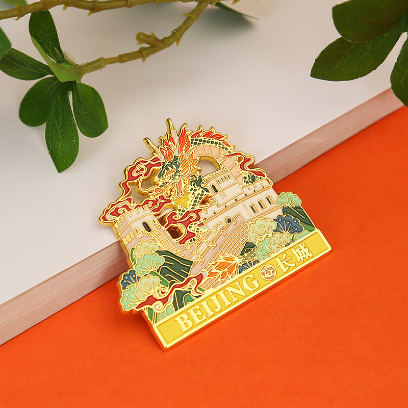 北京长城城市金属冰箱贴磁性贴