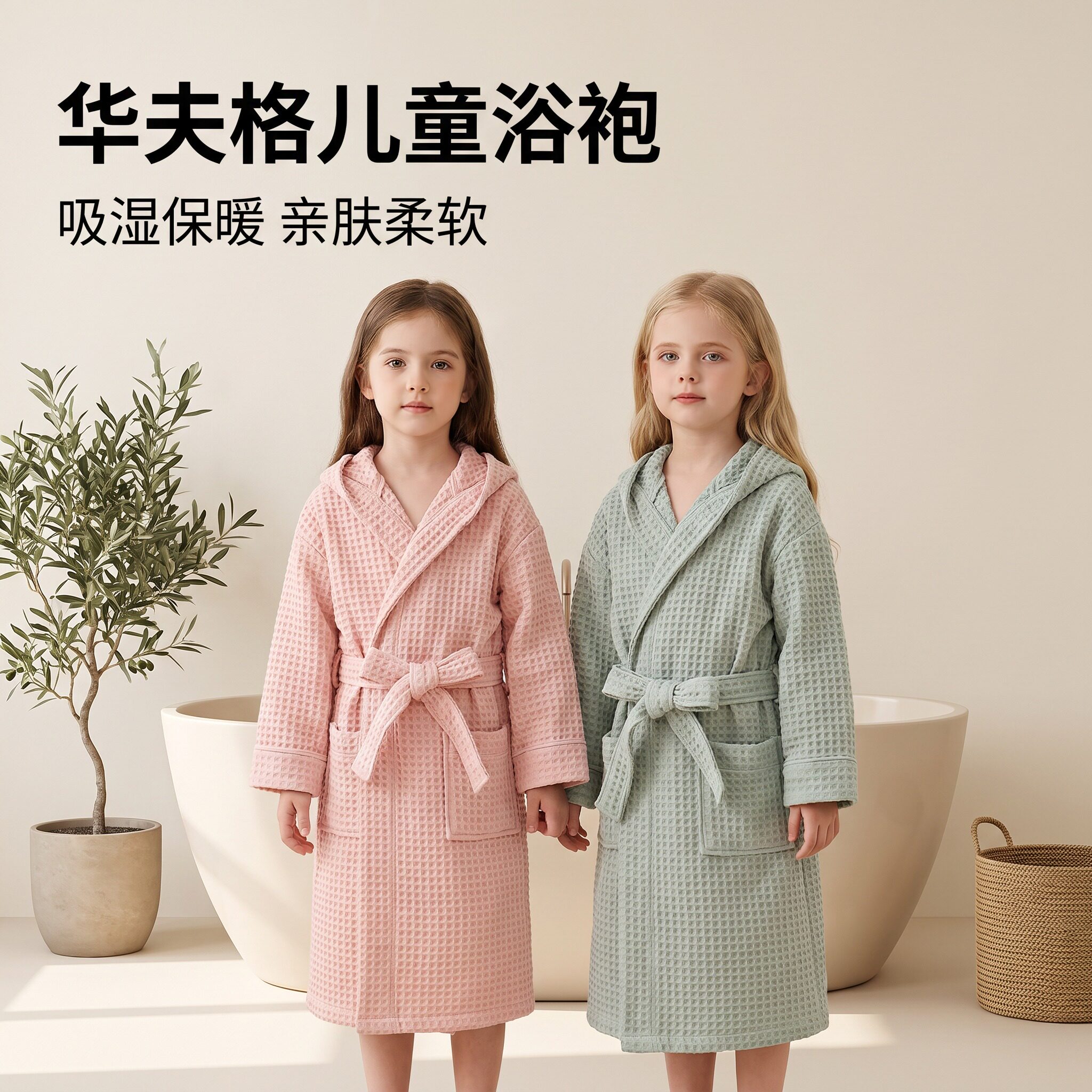 浴袍吸水速干四季通用可穿式浴衣