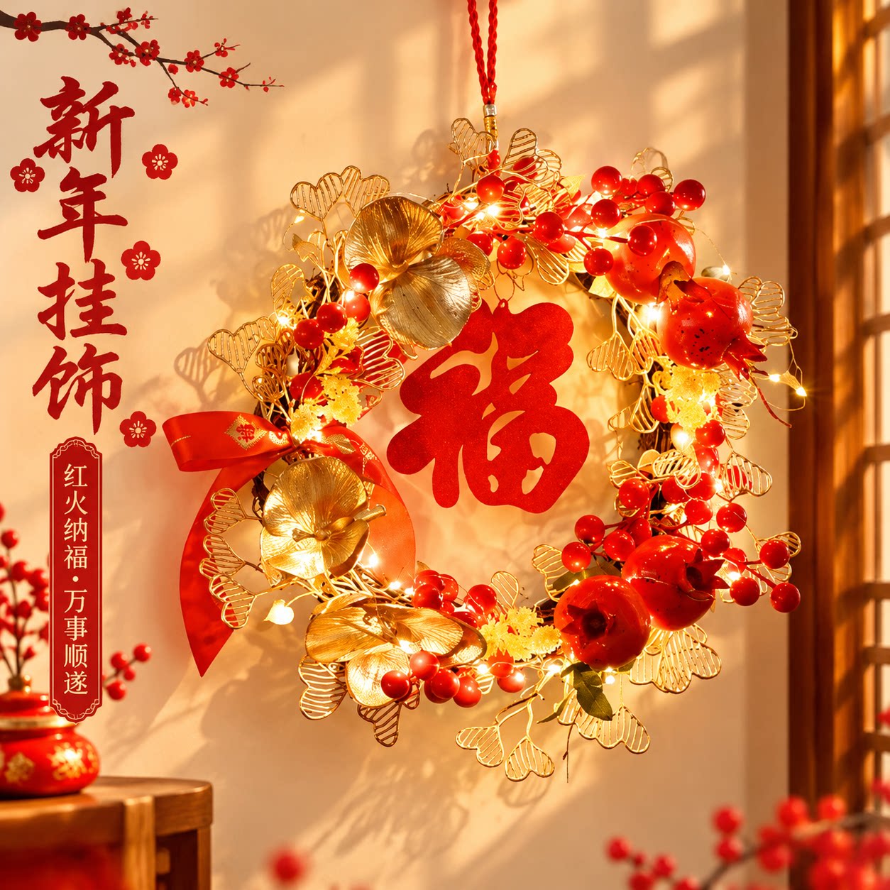过年挂件新年装饰品年味氛围布置