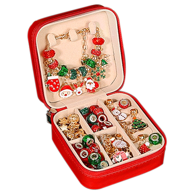 圣诞手链儿童串珠DIY手工玩具