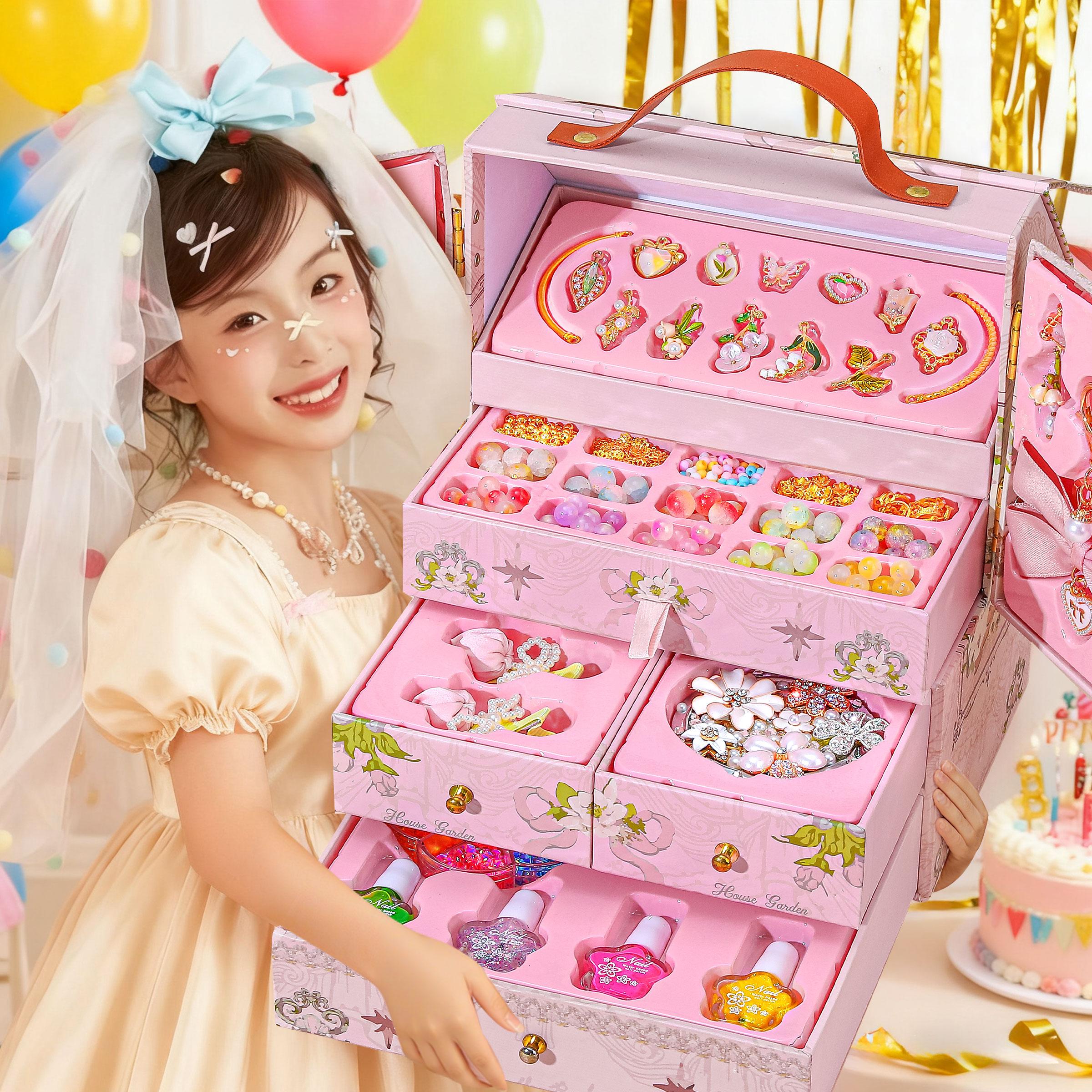 串珠礼盒女孩生日礼物实用高级感