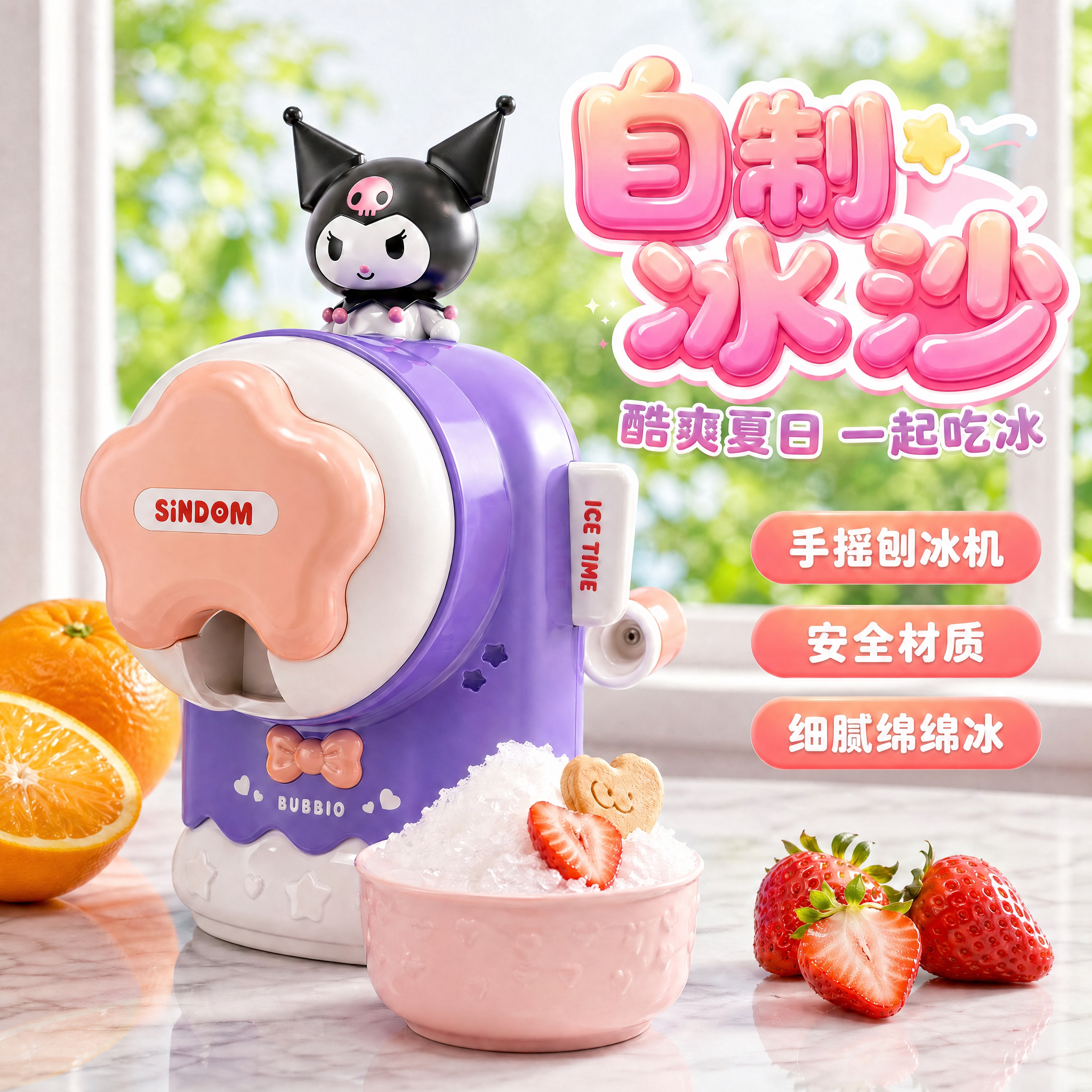 手摇刨冰机2026新款儿童制作玩具