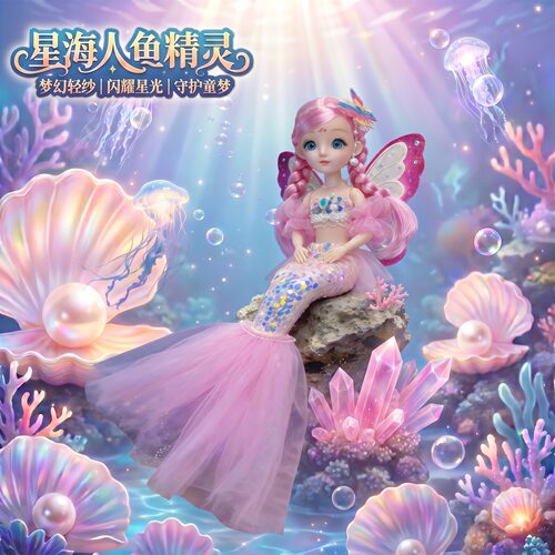 高颜值人鱼娃娃公主玩偶儿童玩具