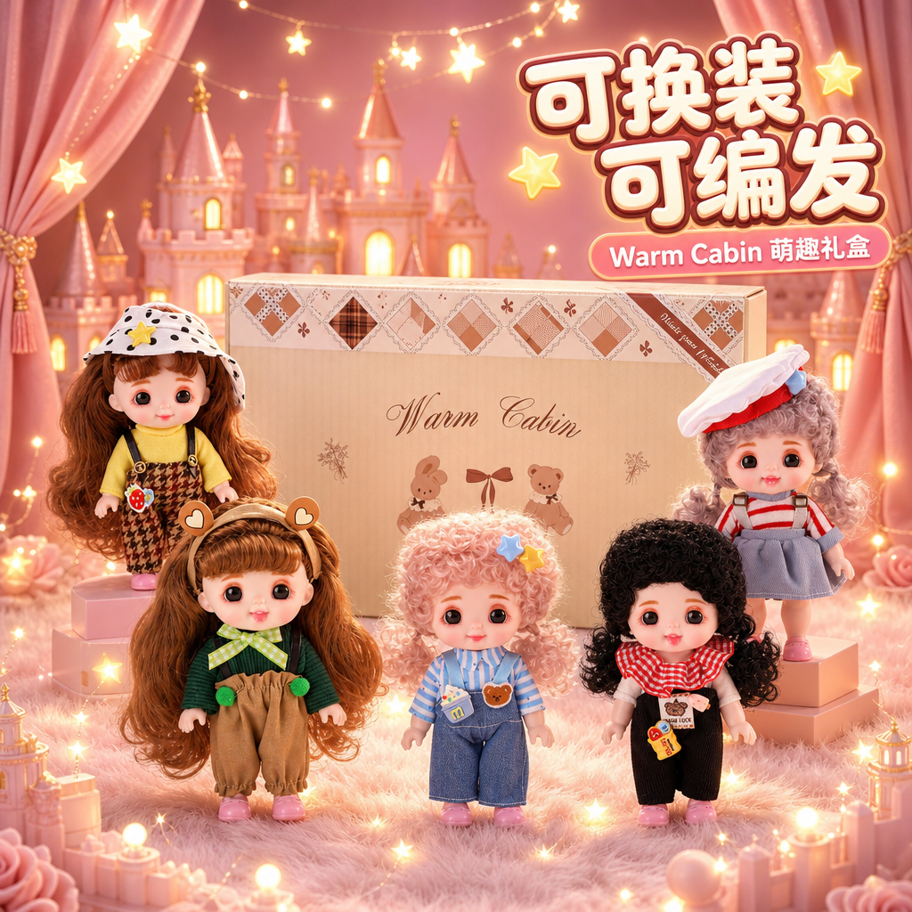 萌娃套装大礼盒女孩生日礼物