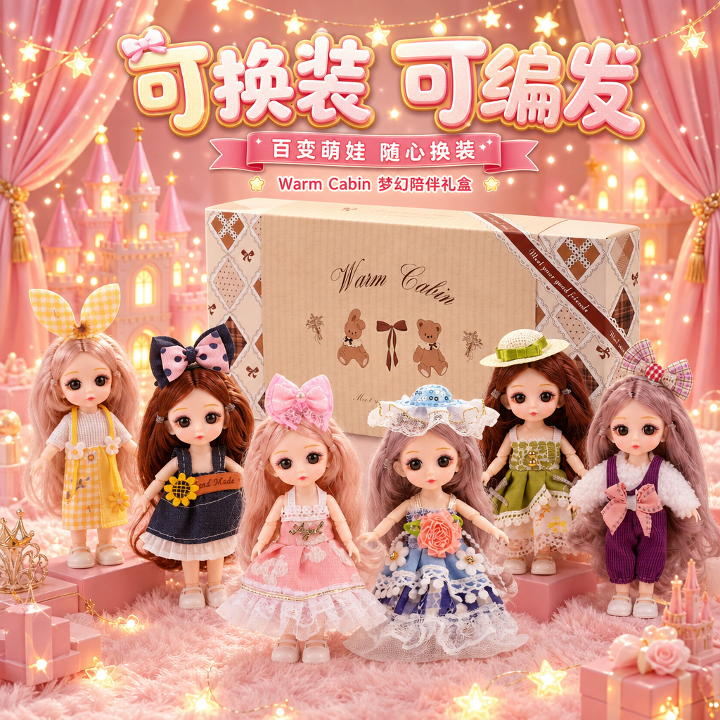 萌娃套装大礼盒女孩生日礼物