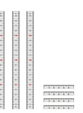 BLR01/BLR02/BLR05/BLR06 铝合金/不锈钢标尺 刻度横向型 现货