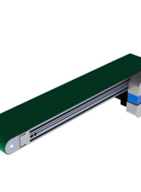 KPS01-B60~B300-L320~2000-6/25/40系列平皮带输送机 头部驱动3槽