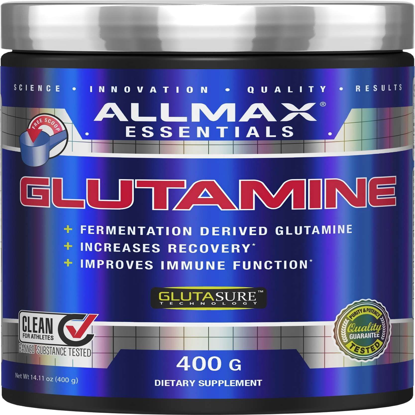 ALLMAX 谷氨酰胺粉缓解肌肉酸痛营养健身运动恢复