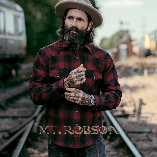 MT.Robson超重磅抓绒429g 美式复古阿美咔叽西部长袖格子工装衬衫