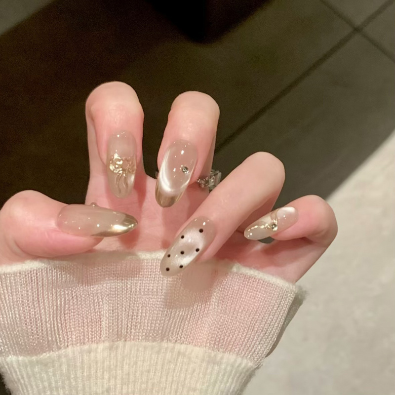 金粉飘带甜妹风穿戴甲