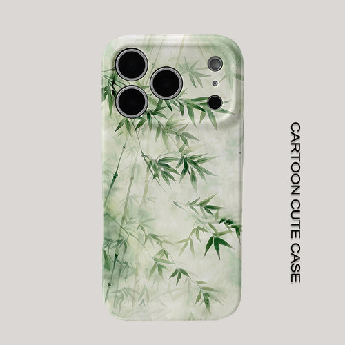 适用于iPhone17手机壳菲林壳国风竹林保护套个性创意适用华为mate80promax苹果15/16/13磨砂软壳男生小米17