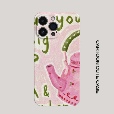 苹果iPhone手机壳ins风卡通可爱菲林硬壳全包小众设计感保护套适用华为mate80promax苹果15/15/13pro磨砂软壳