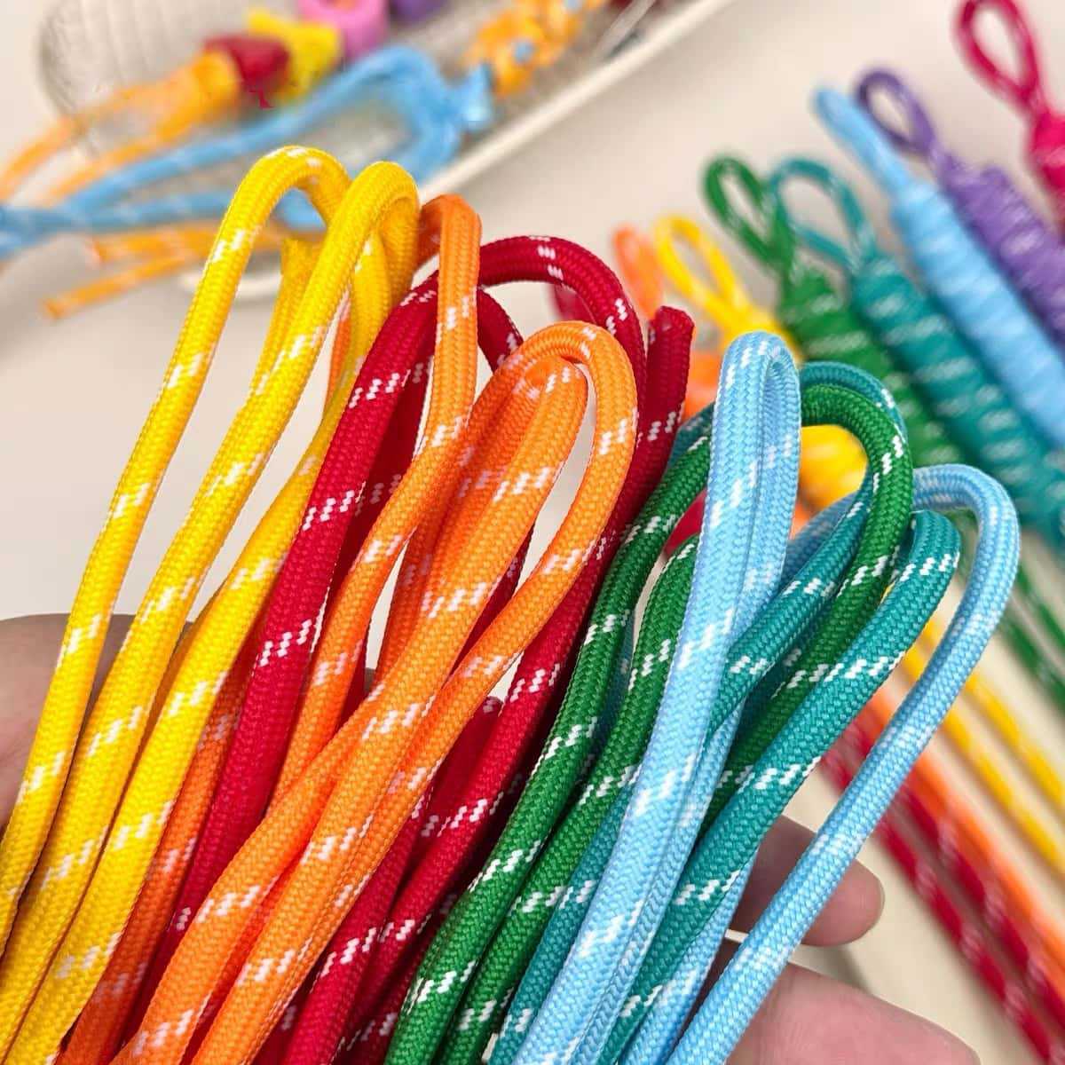 6米彩色伞绳DIY手作包挂饰品手工材料niu系流行包挂挂件饰品配件