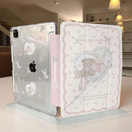 兔熊秘语苹果ipad8/7/6平板pro11寸airA16保护壳9/8代MINI7保护套