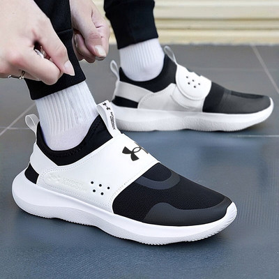 UA安德玛跑步鞋男鞋春季新款网面一脚穿休闲鞋轻便运动鞋3024870