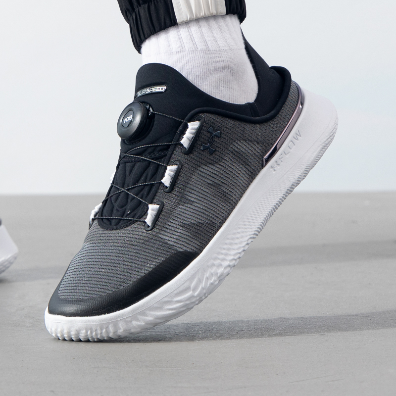 UA安德玛男鞋女鞋休闲鞋秋季新款轻便减震运动鞋舒适可踩跟旋钮鞋