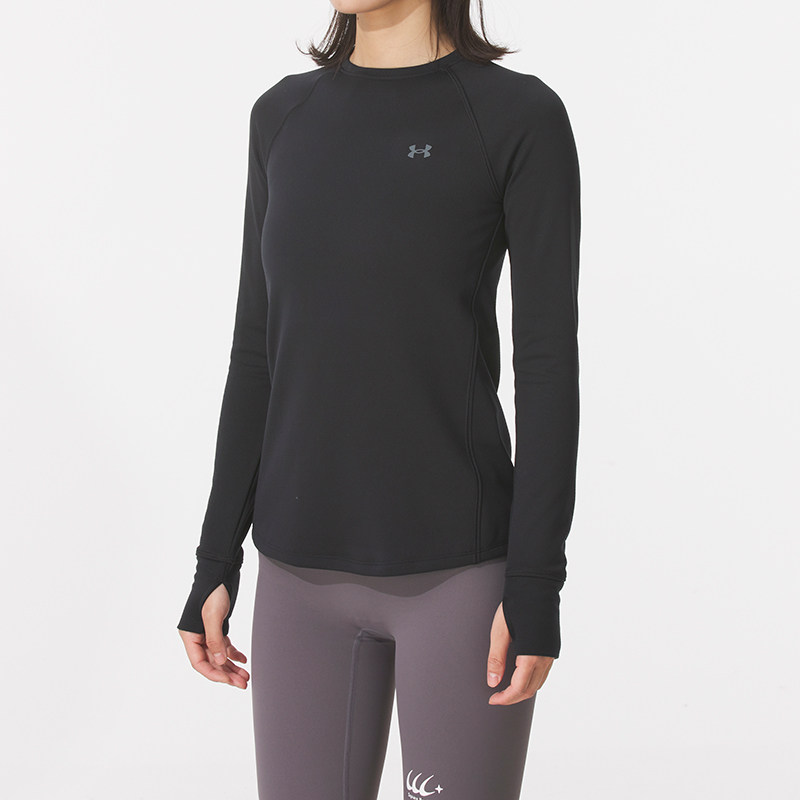 安德玛（Under Armour）女装 冬季UA Base Crew 3.0训练长袖t恤健,运动服/休闲服装,运动T恤,淘宝优惠券,粉丝福利购,淘宝优惠卷