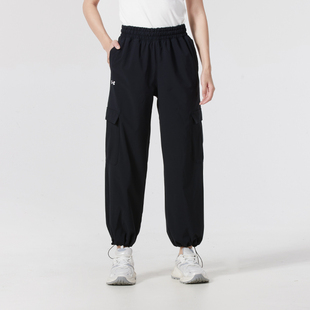 跑步运动裤 子春季 弹力梭织长裤 束脚工装 UA安德玛女裤 裤 休闲裤